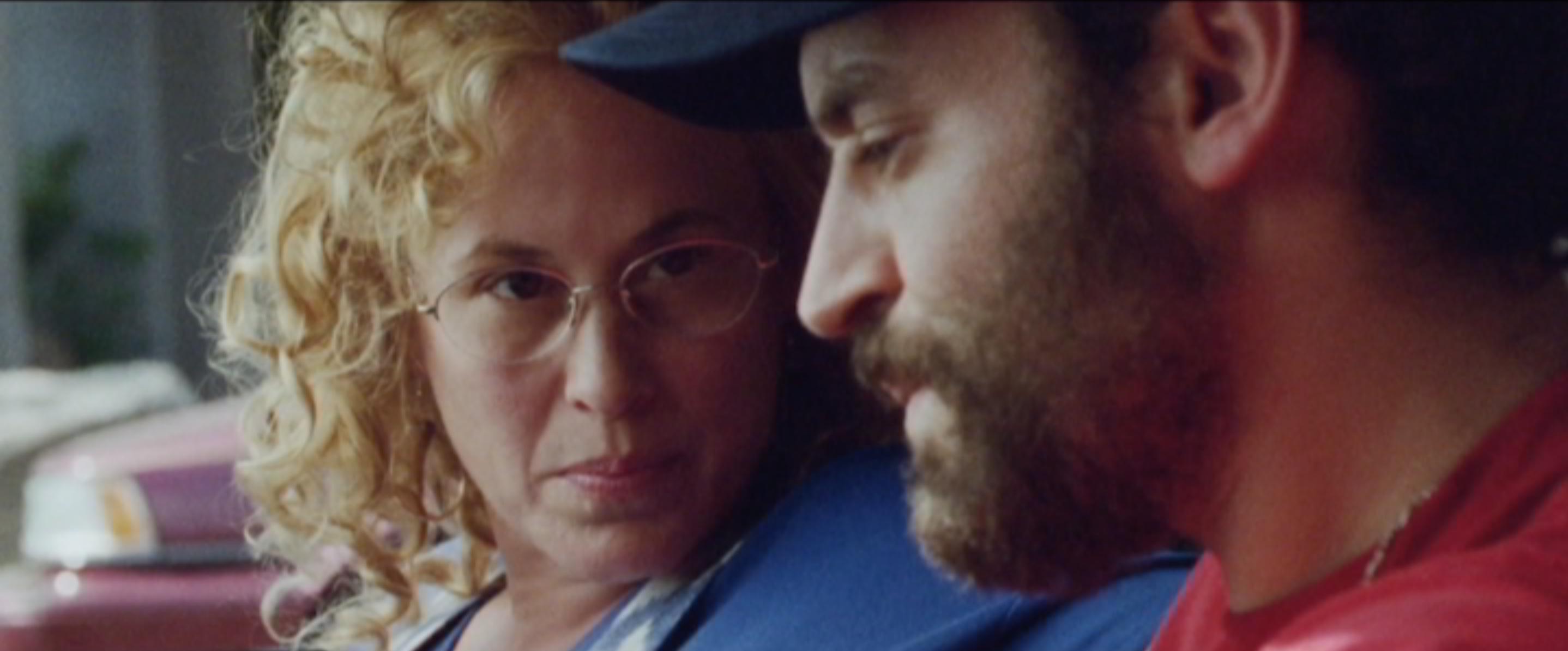 Patricia Arquette and Charlie Hofheimer in "Escape at Dannemora"