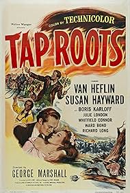 Boris Karloff, Susan Hayward, and Van Heflin in Tap Roots (1948)