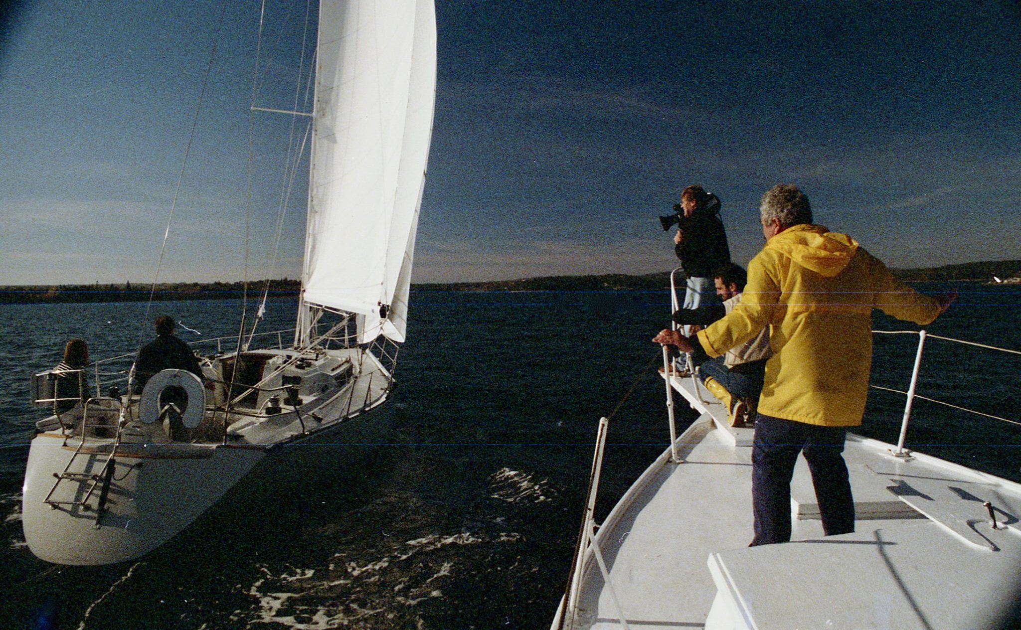 Michael Brun, Robert Stecko, and Paul Van der Linden in Deep Sea Conspiracy (1987)