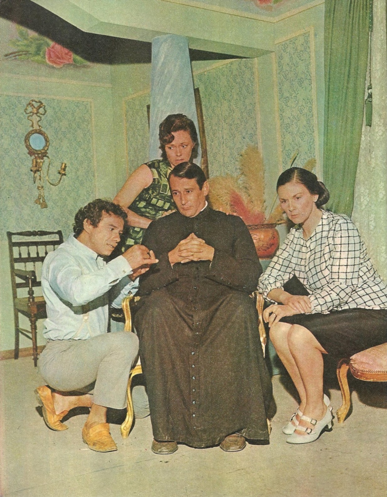 Stênio Garcia, Paulo Goulart, and Yara Lins in O Terceiro Pecado (1968)