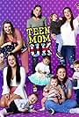 Amber Butler, Chloe Patton, Megan Salmon-Ferrari, Mia Boardman, and Sassi Simmonds in Teen Mom UK (2016)