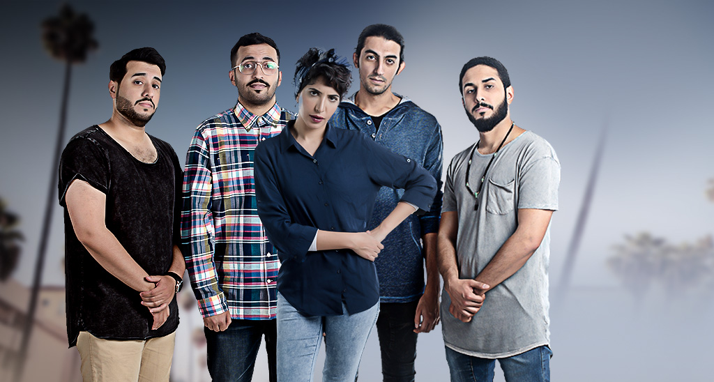 Osamah Salih, Fahad Albutairi, Yousef Aldakheel, Mohammed Sef, and Norah Al Anbar in Cut (2017)