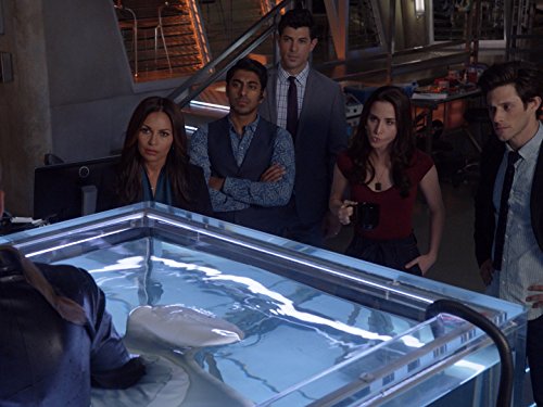 Salli Richardson-Whitfield, Allison Scagliotti, Ritesh Rajan, and Kyle Harris in Stitchers (2015)