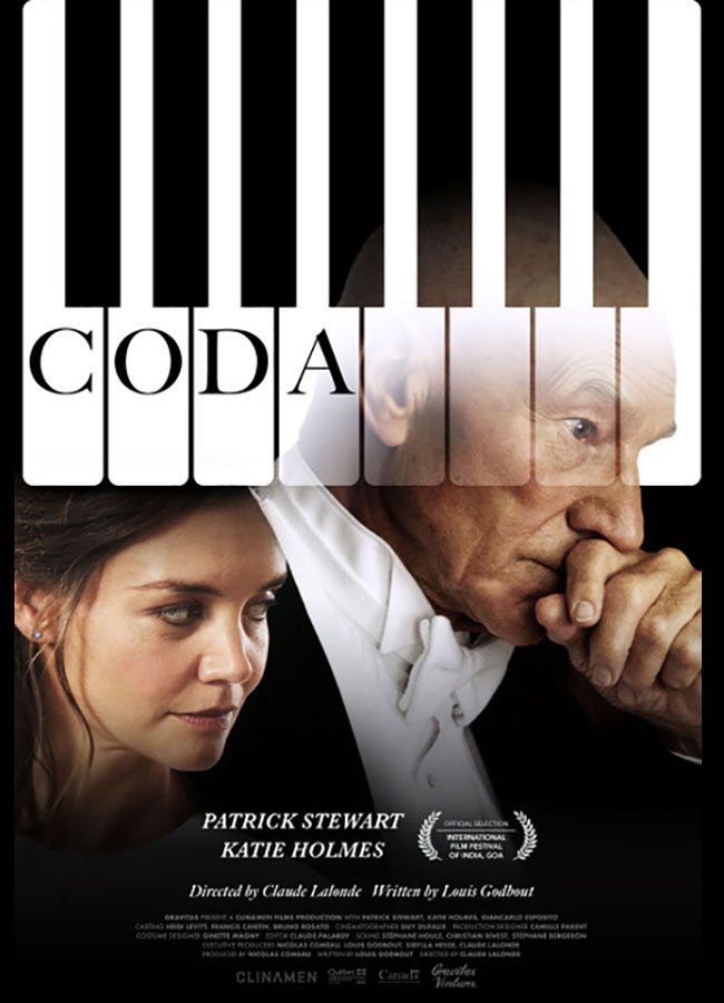 Patrick Stewart and Katie Holmes in Coda (2019)