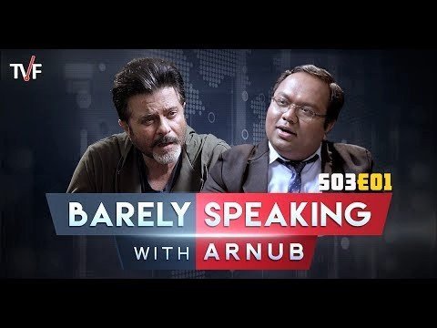 Anil Kapoor and Biswapati Sarkar in Barely Speaking with Arnub (2014)