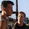 Ned Vaughn and Brian Wimmer in China Beach (1988)