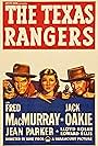 Fred MacMurray, Jack Oakie, and Jean Parker in The Texas Rangers (1936)