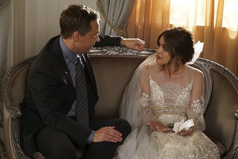 Chad Lowe and Lucy Hale in Pretty Little Liars (2010)