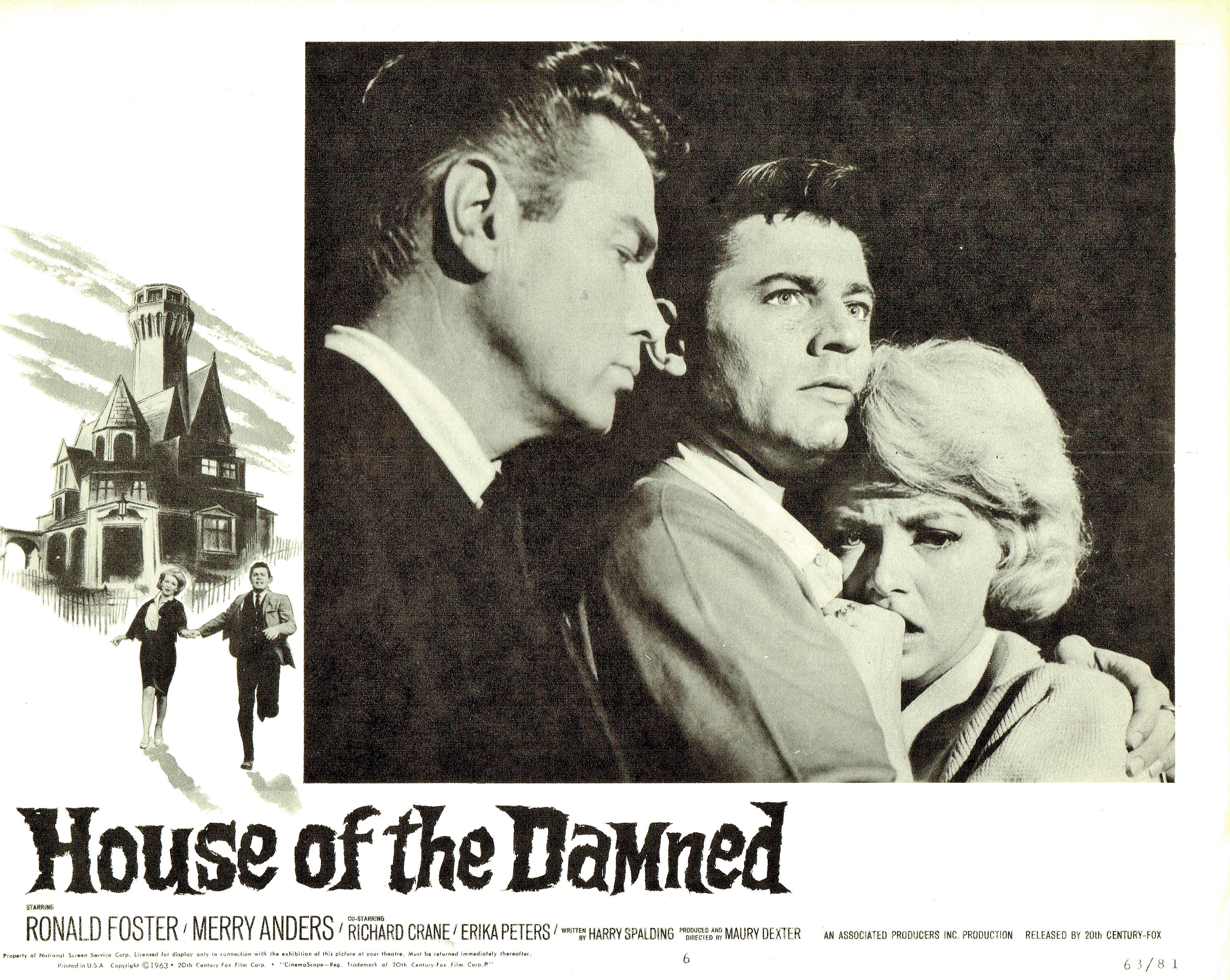 Merry Anders, Richard Crane, and Ron Foster in House of the Damned (1963)