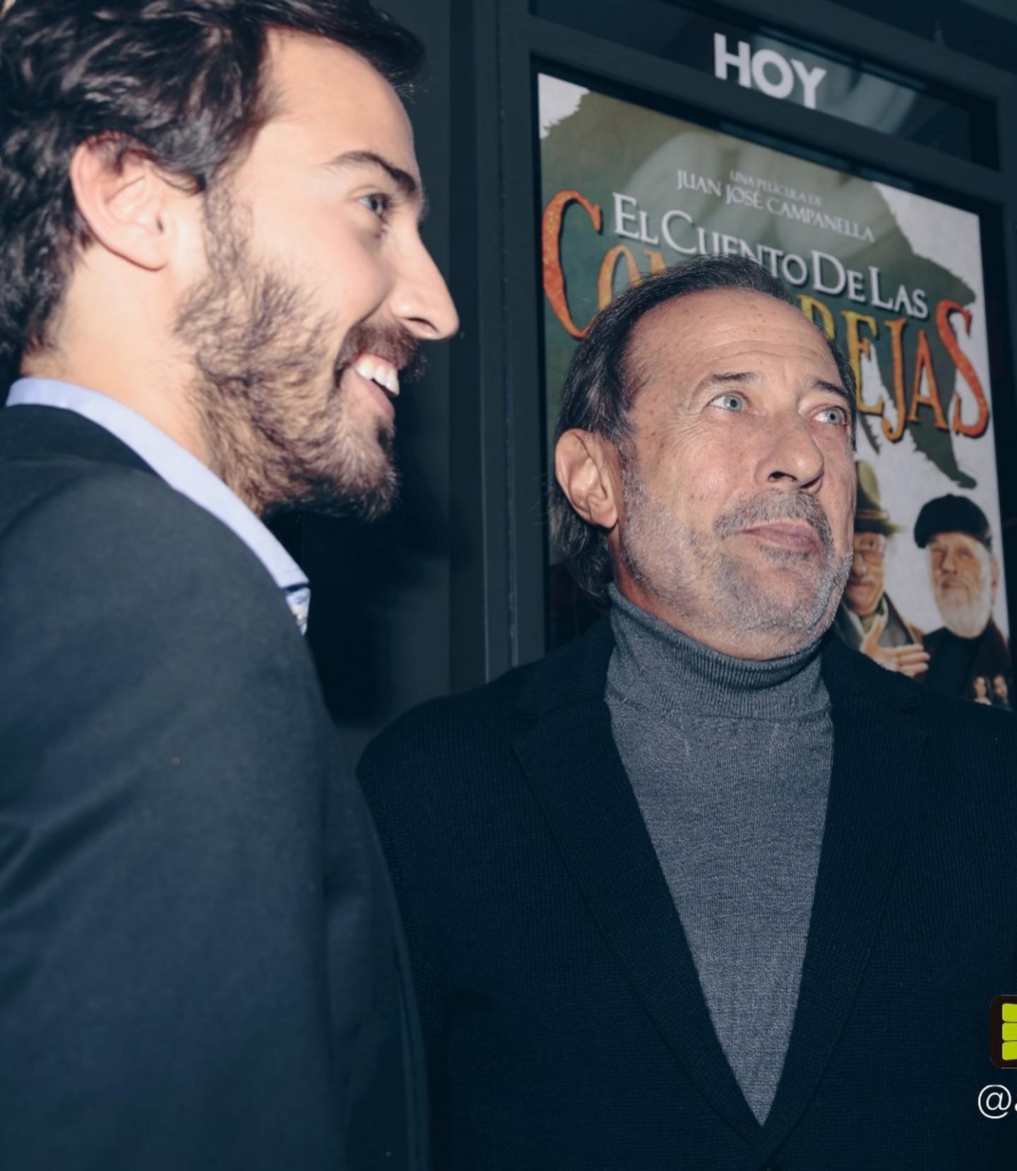 Guillermo Francella and Nicolás Francella at an event for The Weasel's Tale (2019)