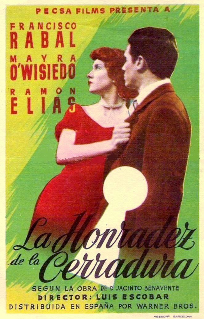 Mayrata O'Wisiedo and Francisco Rabal in La honradez de la cerradura (1950)