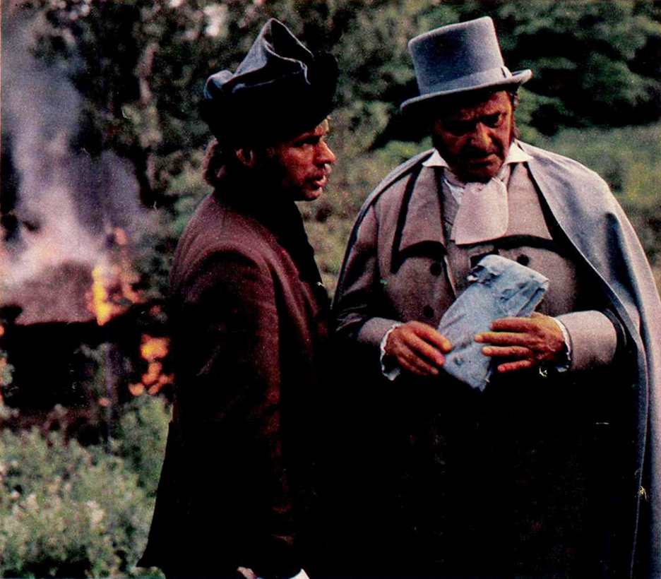 István Avar and Gábor Koncz in A falu jegyzöje (1986)