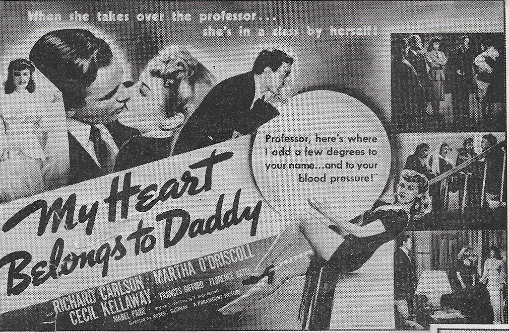 Florence Bates, Richard Carlson, Frances Gifford, Cecil Kellaway, and Martha O'Driscoll in My Heart Belongs to Daddy (1942)