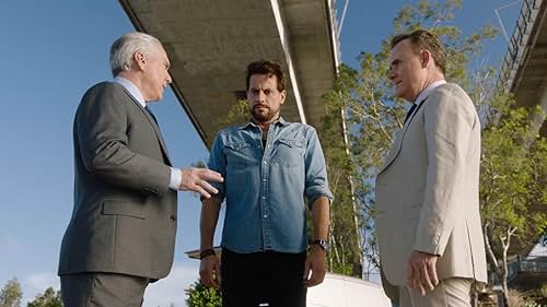 Darren Gilshenan, Ioan Gruffudd, and Damien Garvey in Harrow (2018)