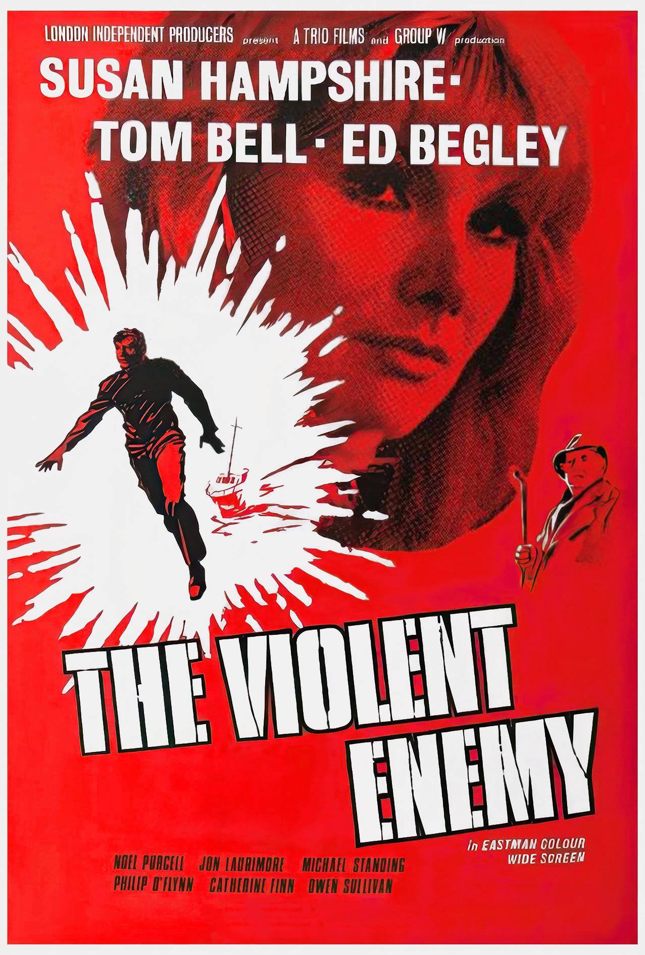 Tom Bell and Susan Hampshire in The Violent Enemy (1967)