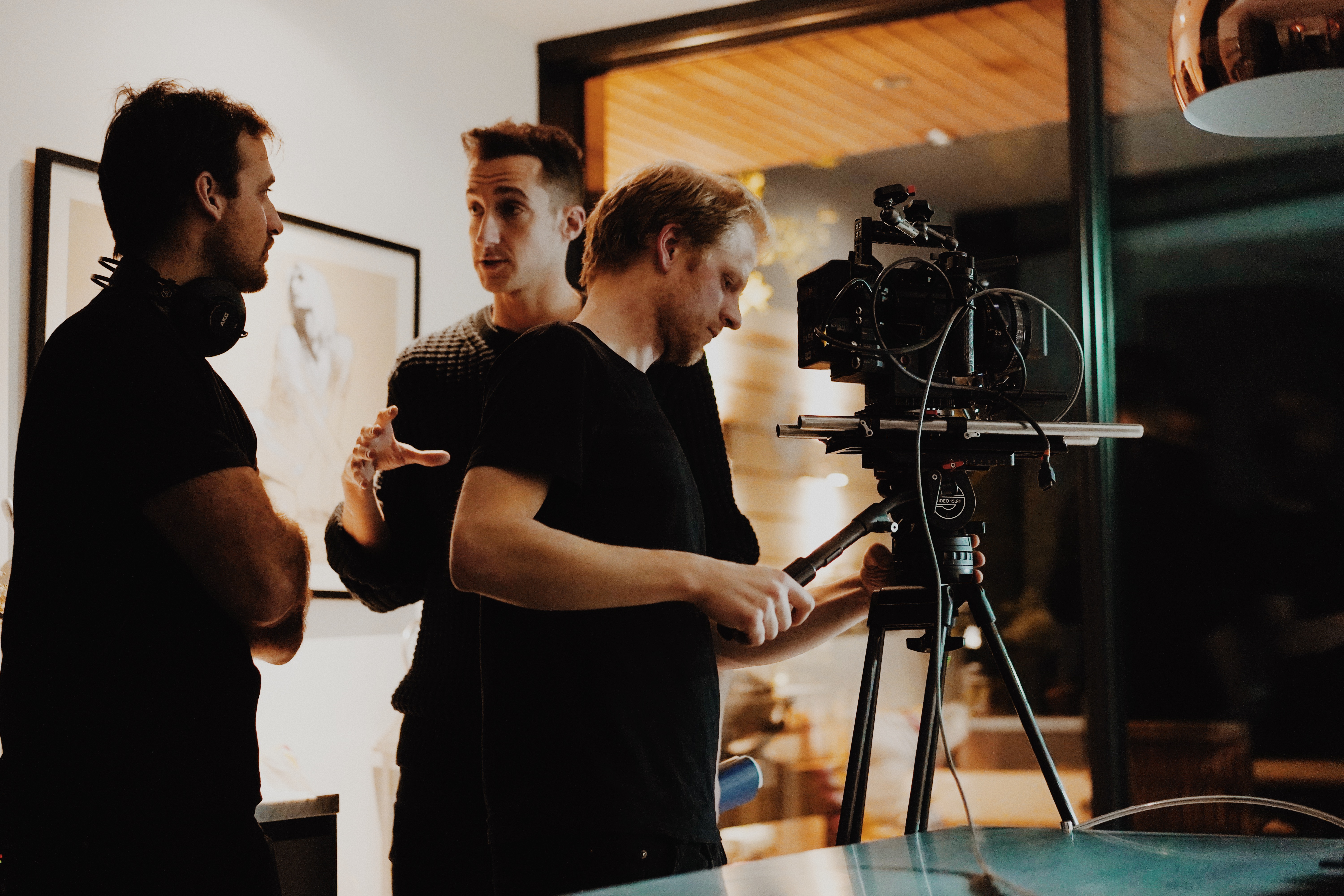 Michael Kyriakou, Torfinn Rønning Sanderud, and Rob Jowers in Reflections (2019)