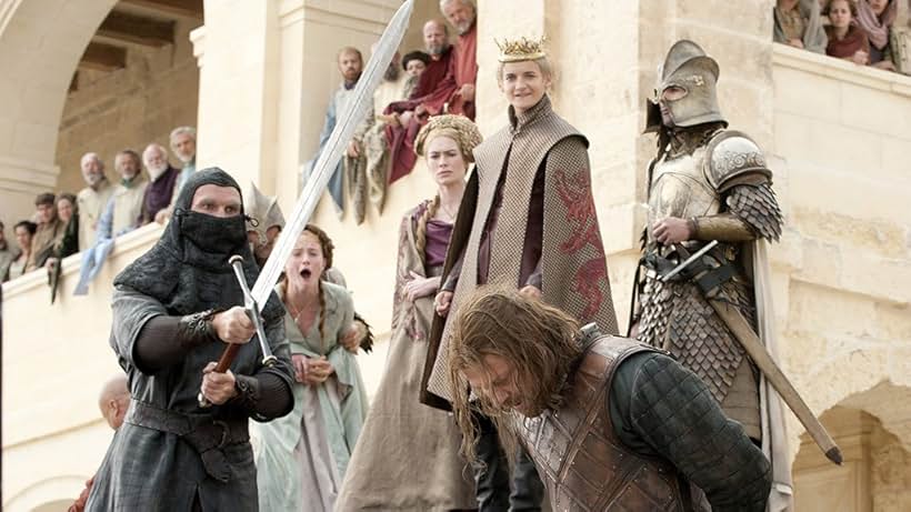 Sean Bean, Jack Gleeson, Lena Headey, Wilko Johnson, and Sophie Turner in Game of Thrones (2011)