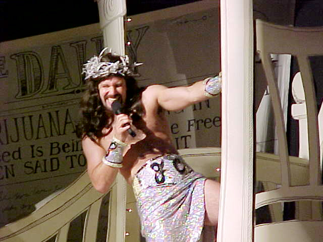 Performing "Reefer Madness" as Jesus/Jack.