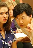 Ken Jeong, Alison Brie, and Gillian Jacobs in Community (2009)