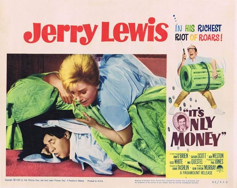 Jerry Lewis and Joan O'Brien in It's Only Money (1962)