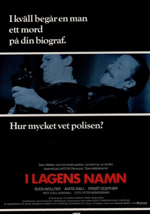 Stefan Sauk and Sven Wollter in I lagens namn (1986)