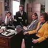 Robert Foxworth, Simon MacCorkindale, David Selby, and Jane Wyman in Falcon Crest (1981)