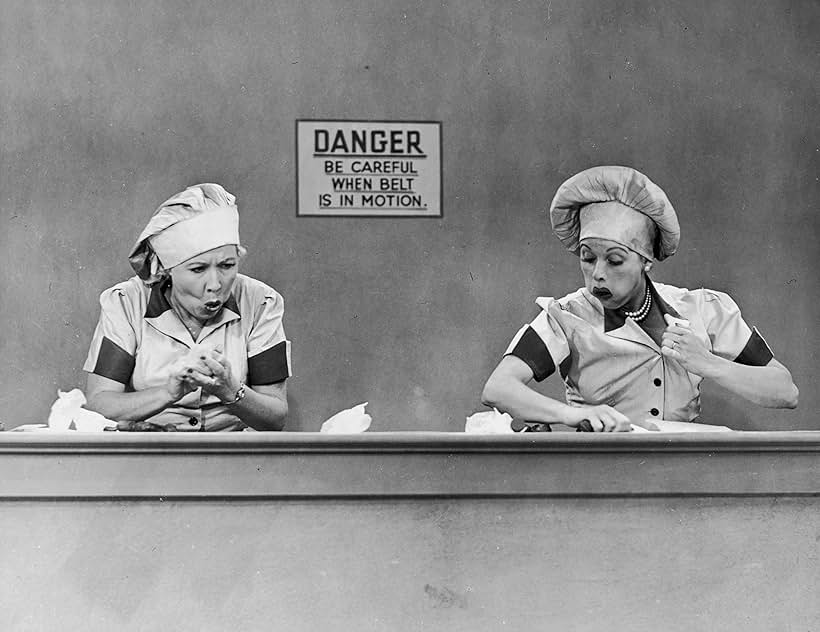 Lucille Ball and Vivian Vance in I Love Lucy (1951)