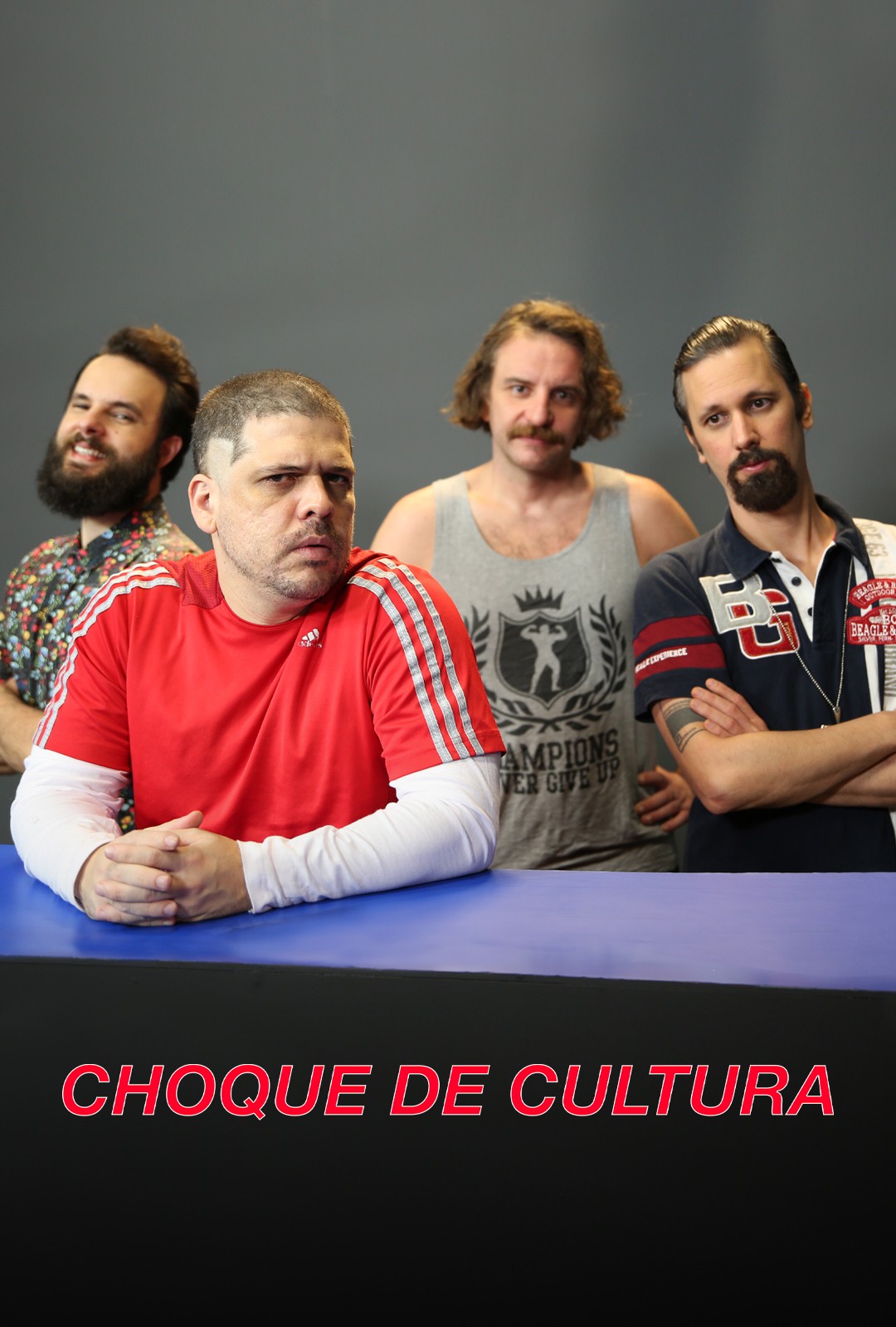 Daniel Furlan, Raul Chequer, Caito Mainier, and Leandro Ramos in Choque de Cultura (2016)