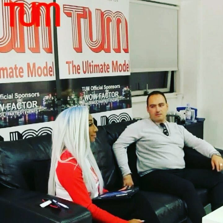 TUM Model TV interview with host Maxine Booth on 30/09/2018