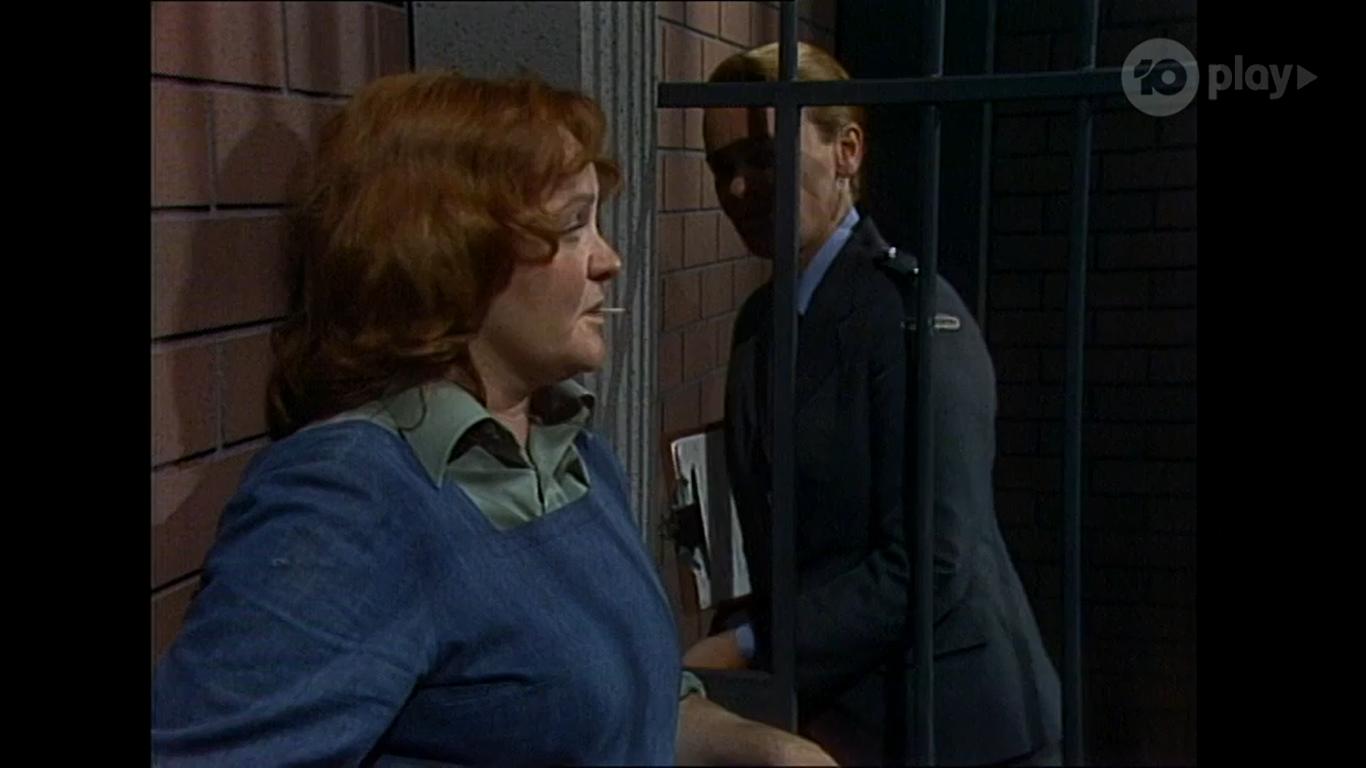 Val Lehman and Fiona Spence in Prisoner (1979)