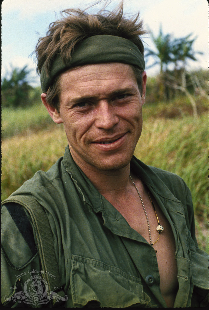 Willem Dafoe in Platoon (1986)