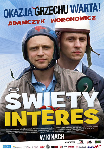 Piotr Adamczyk and Adam Woronowicz in Swiety interes (2010)