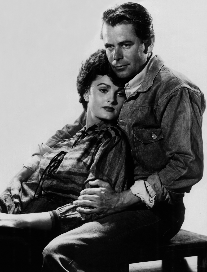 Glenn Ford and Ursula Thiess in The Americano (1955)