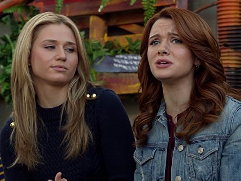 Katie Stevens and Rita Volk in Faking It (2014)