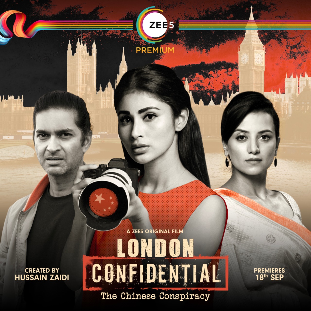 Purab Kohli and Mouni Roy in London Confidential (2020)