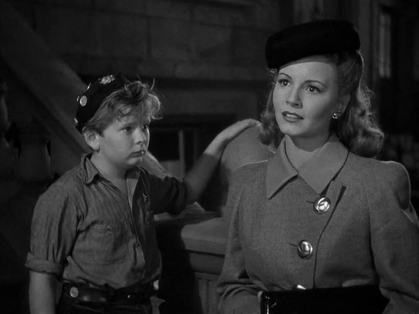 Janet Blair and Ted Donaldson in Once Upon a Time (1944)