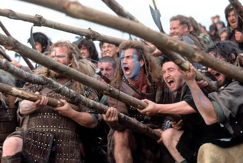 Mel Gibson, Brendan Gleeson, and David O'Hara in Braveheart (1995)