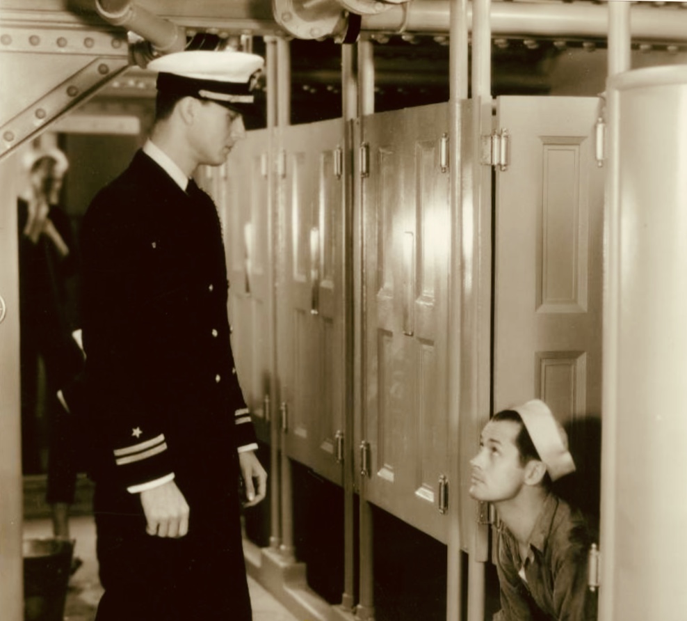 Gavin Gordon and Robert Montgomery in Shipmates (1931)