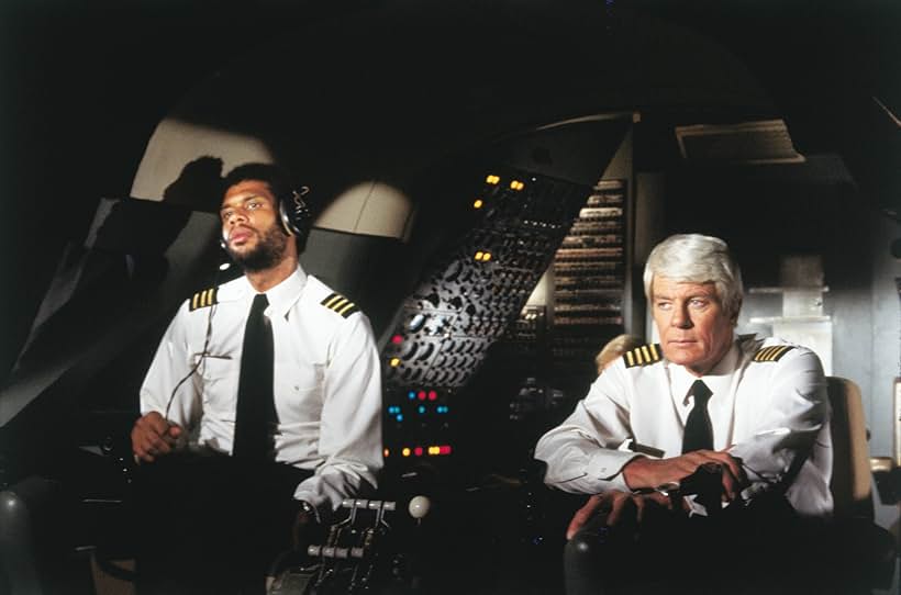 Kareem Abdul-Jabbar and Peter Graves in Airplane! (1980)