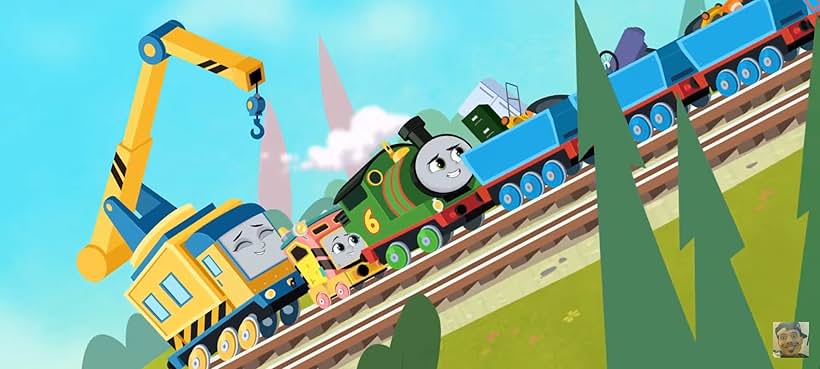 Charlie Zeltzer, Eva Mohamed, Holly Dixon, Jenna Warren, Henri Charles, and Glee Dango in Thomas & Friends: All Engines Go (2021)