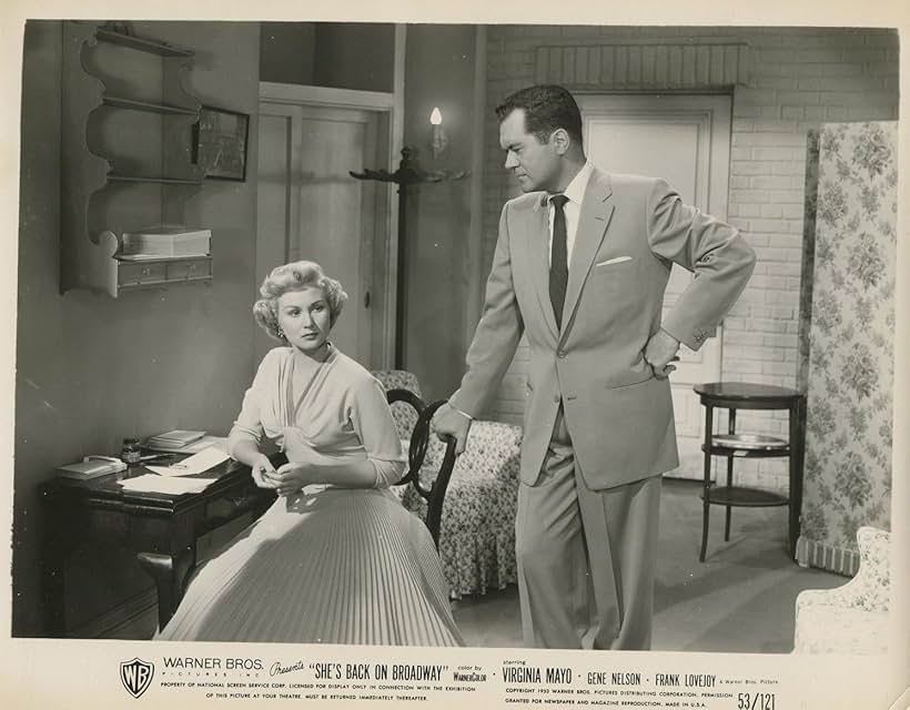 Frank Lovejoy and Virginia Mayo in She's Back on Broadway (1953)