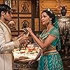 Naomi Scott and Mena Massoud in Aladdin (2019)