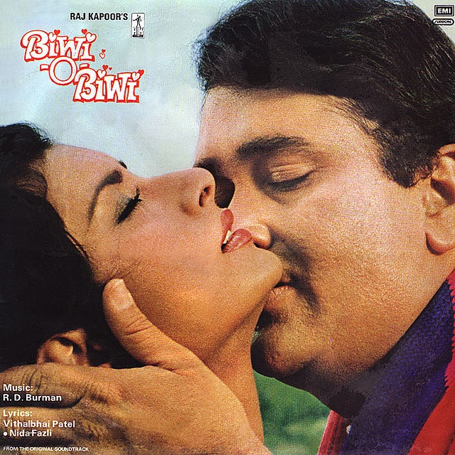 Poonam Dhillon and Sanjeev Kumar in Biwi-O-Biwi (1981)