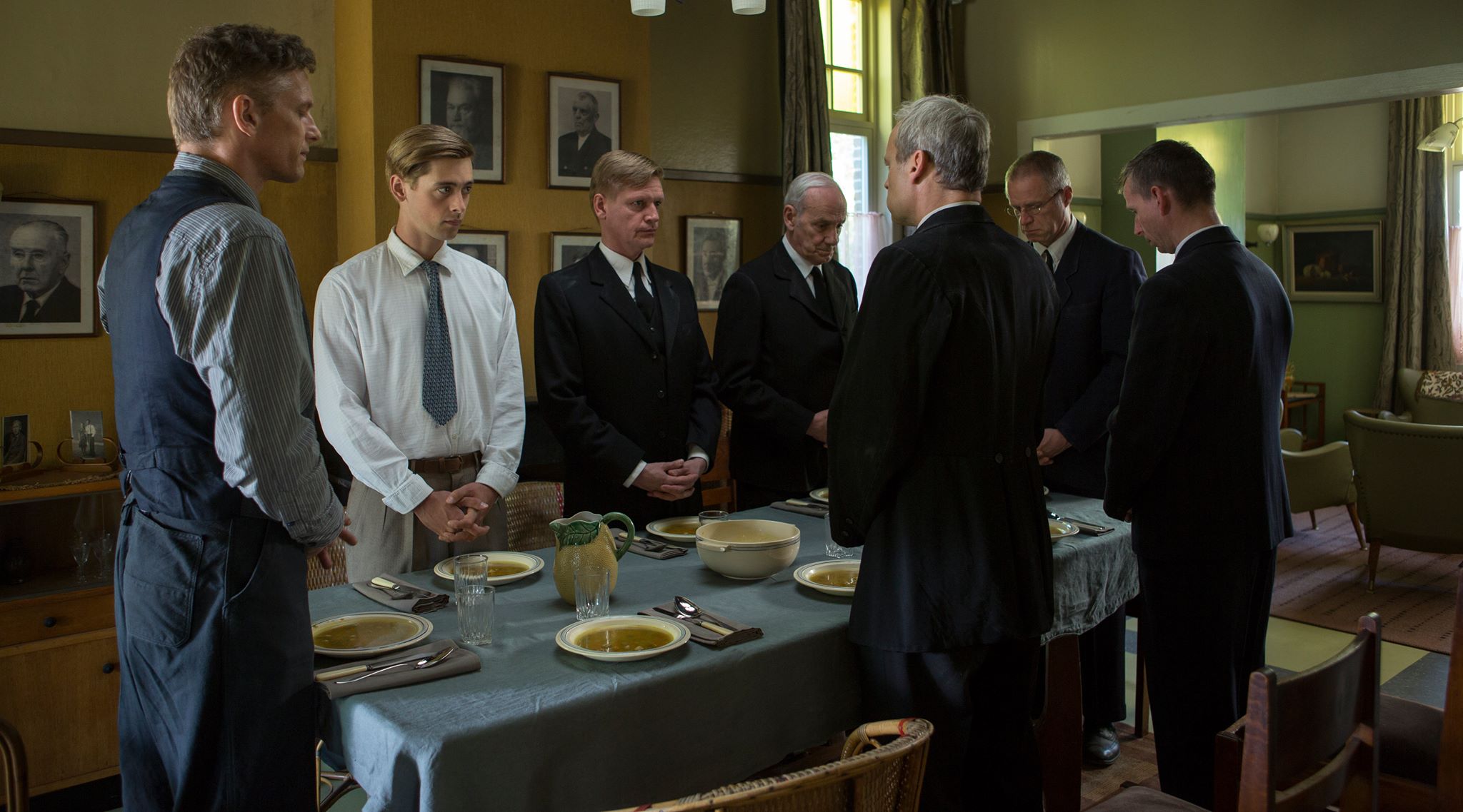 Barry Atsma, Marcel Hensema, Sijtze van der Meer, and Willem Voogd in In My Father's Garden (2016)