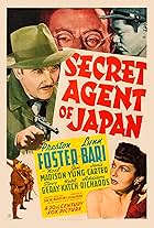 Lynn Bari, Preston Foster, and Noel Madison in Secret Agent of Japan (1942)