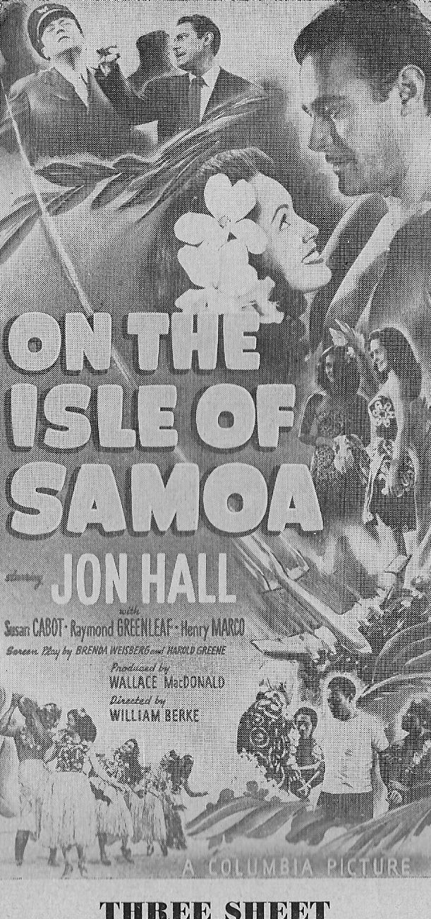 Susan Cabot, Jon Hall, Al Kikume, and Henry Marco in On the Isle of Samoa (1950)