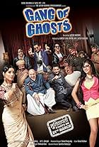 Jackie Shroff, Sharman Joshi, Anupam Kher, Yashpal Sharma, Meera Chopra, Parambrata Chattopadhyay, Govardhan Asrani, and Mahie Gill in Gang of Ghosts (2014)