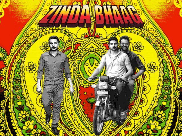 Khurram Pataras, Salman Ahmed Khan, and Zohaib in Zinda Bhaag (2013)