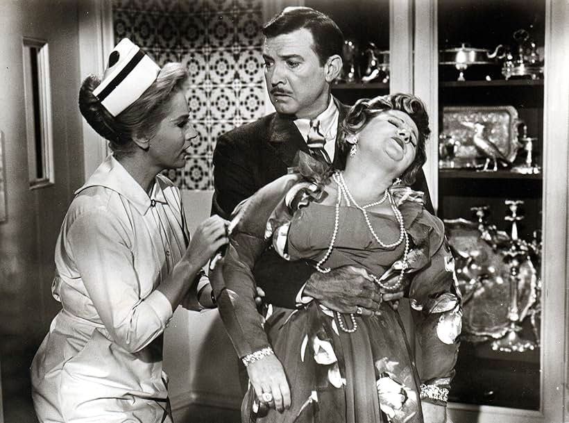 Joan O'Brien, Mae Questel, and Zachary Scott in It's Only Money (1962)