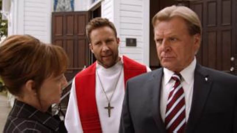 Bonita Friedericy, David Rasche, and Michael Rosenbaum in Impastor (2015)